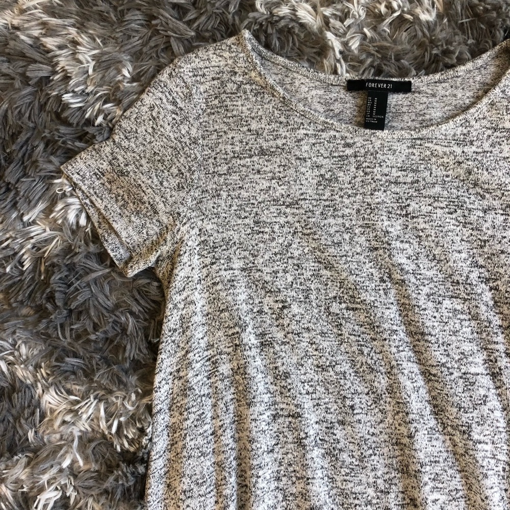 Heathered Grey T-shirt Dress